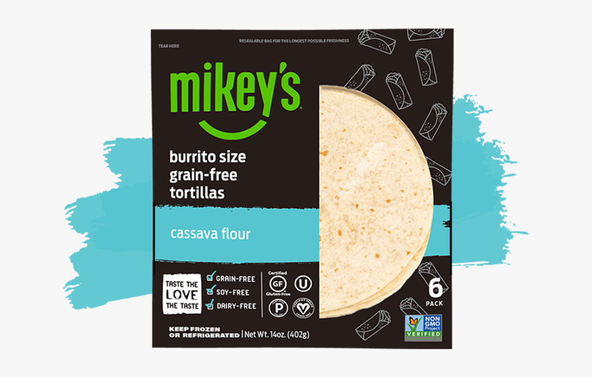 Mikey's Grain Free Tortillas, HD Png Download, Free Download