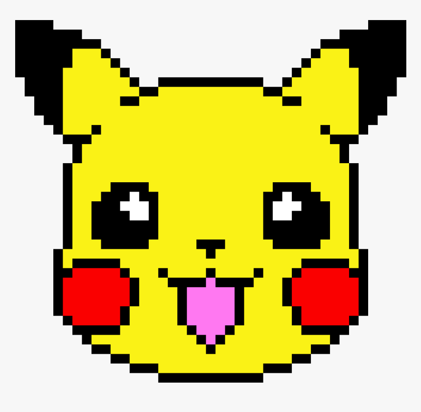 Pixel Art Cute Pikachu , Png Download - Pikachu In Graphing Paper, Transparent Png, Free Download