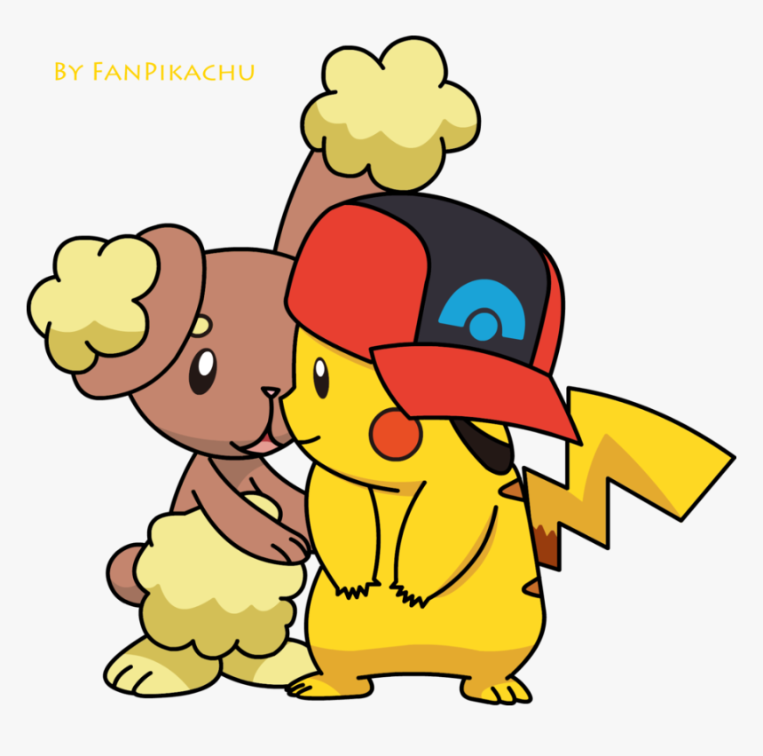 Pikachu And Buneary - Pikachu And Buneary Fanart, HD Png Download, Free Download