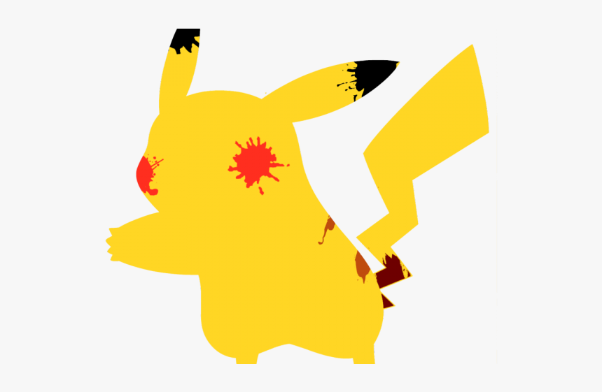 Hello Clipart Cute Pikachu - Transparent Png Paint Splatter Backgrounds, Png Download, Free Download
