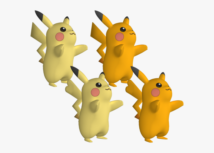 Pikachu Pokemon 3d Model - Pokemon Free 3d Models, HD Png Download, Free Download