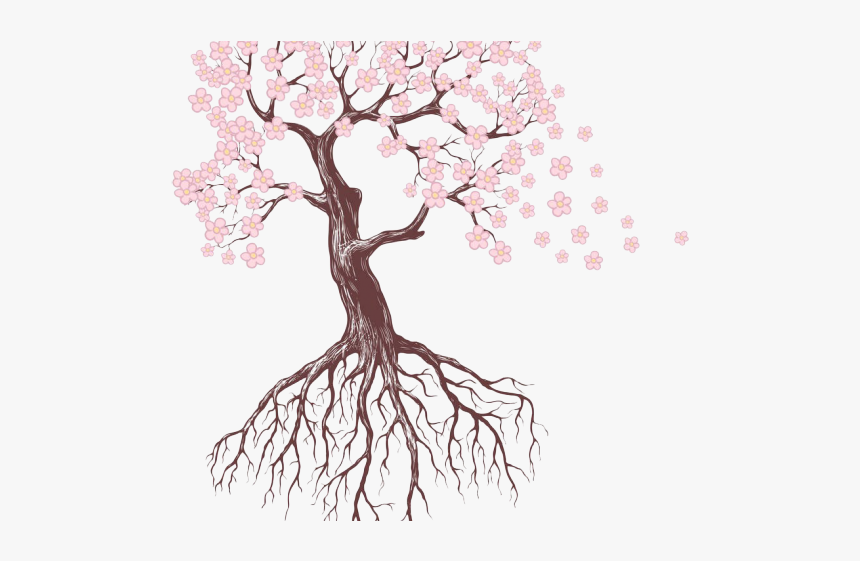 Download Beautiful Blooming Tree with White Flowers PNG Online - Creative  Fabrica