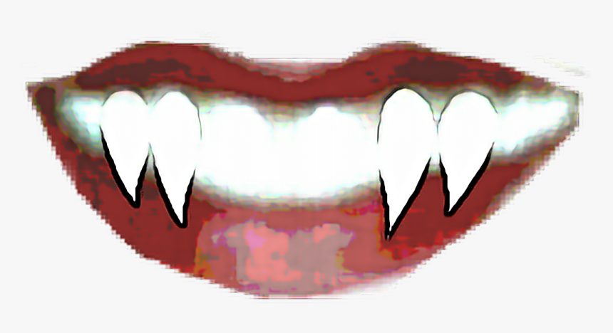 Vamp Teeth Gothic Report, HD Png Download, Free Download
