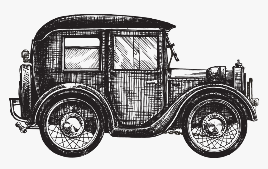 Vector Vintage Cars Classic Car Download Free Image - Old Car Vector Png, Transparent Png, Free Download