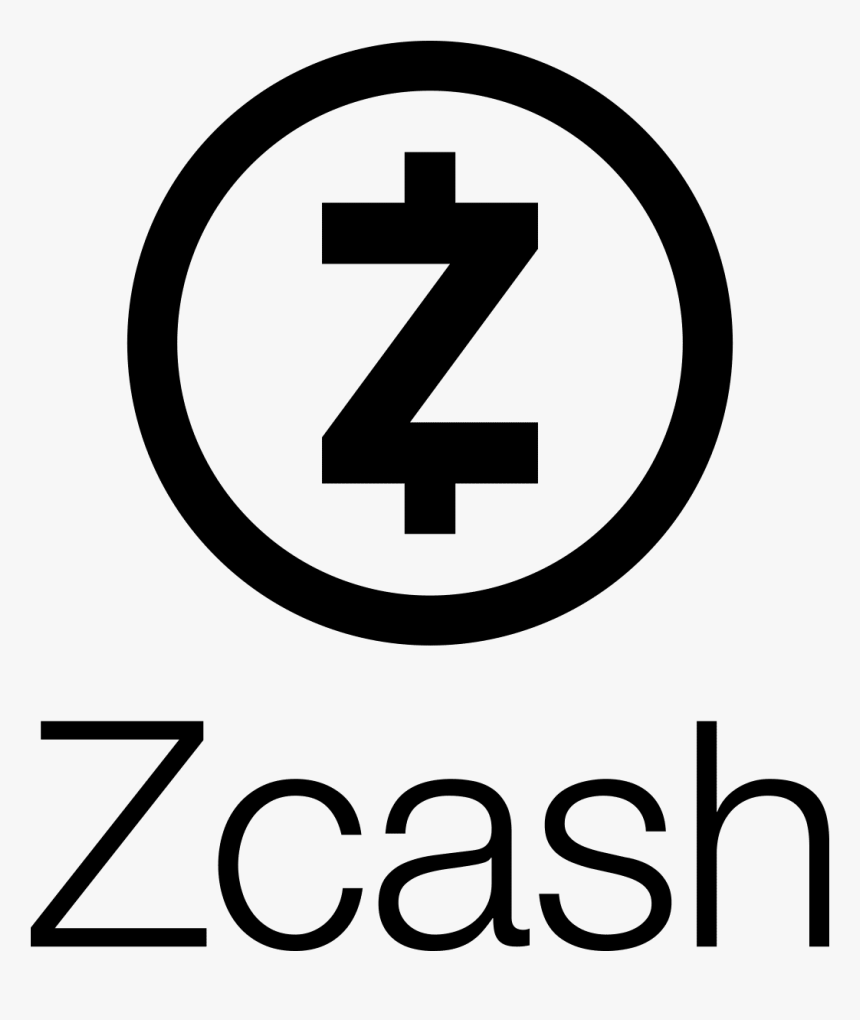 Black Vertical Zcash Logo, HD Png Download, Free Download