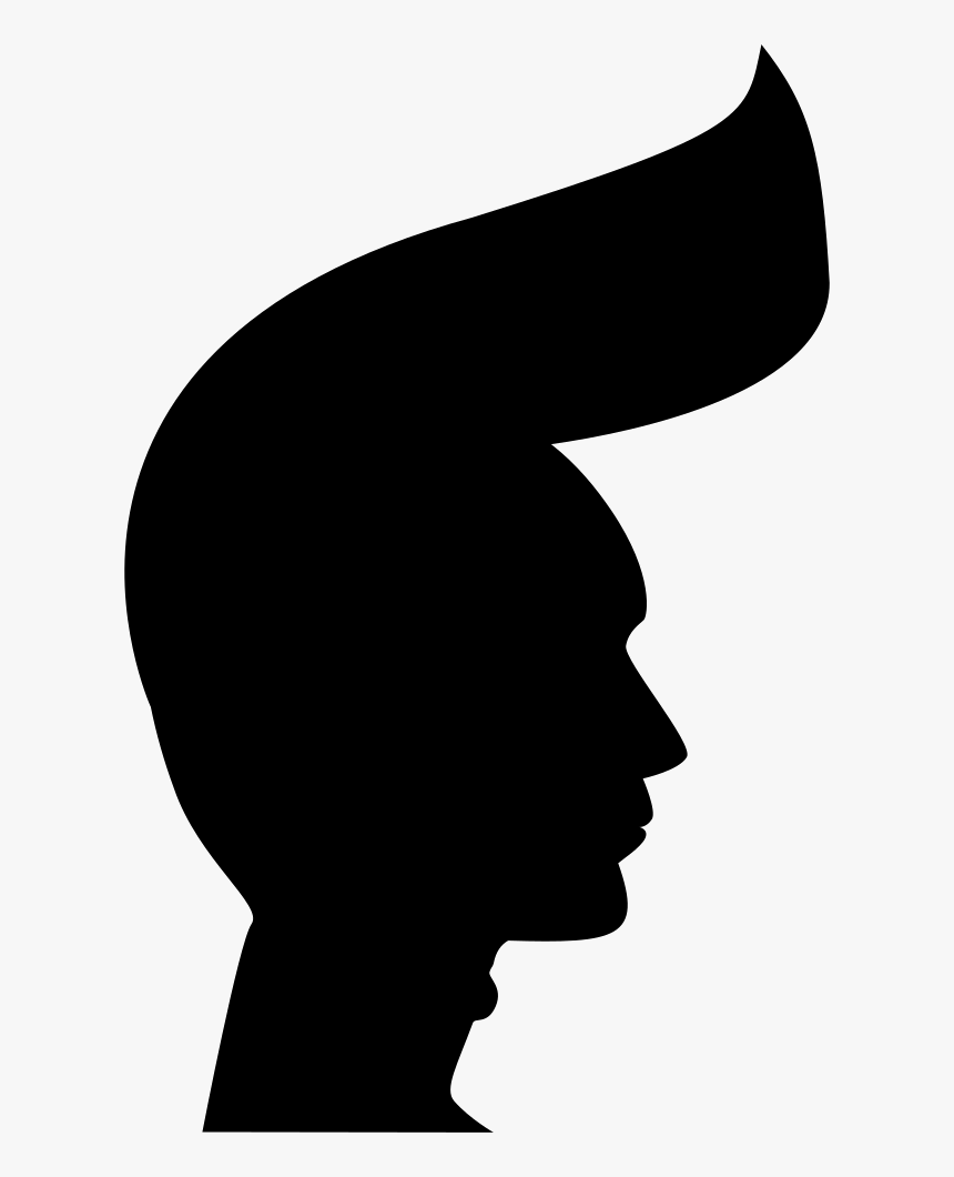 Punk Man Head Silhouette - Portable Network Graphics, HD Png Download, Free Download