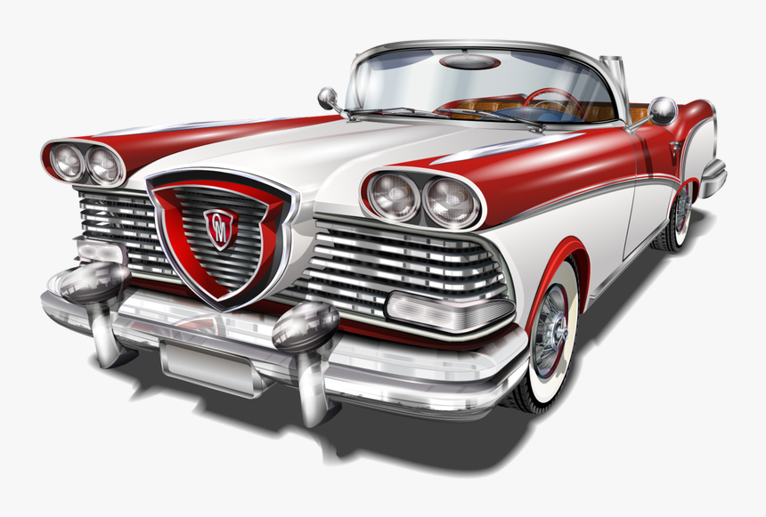 Classic Car Illustration, HD Png Download, Free Download