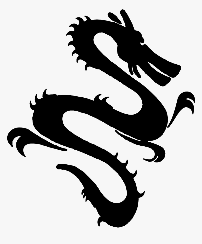 Chinese Dragon Art Simple, HD Png Download, Free Download