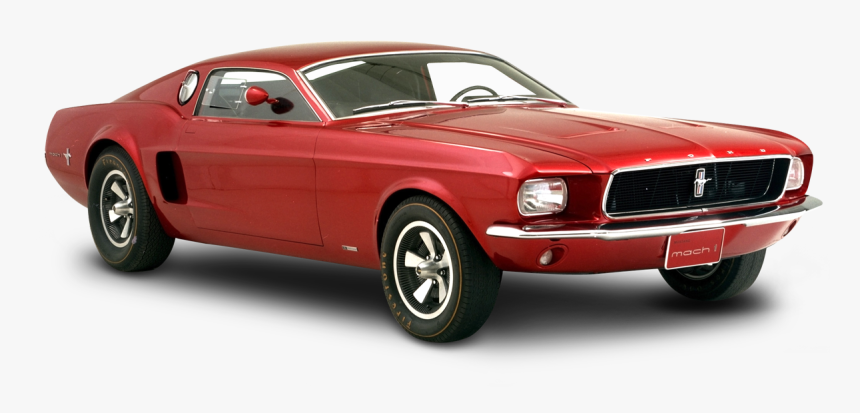 Car Cutout - 1966 Mustang Mach 1, HD Png Download, Free Download