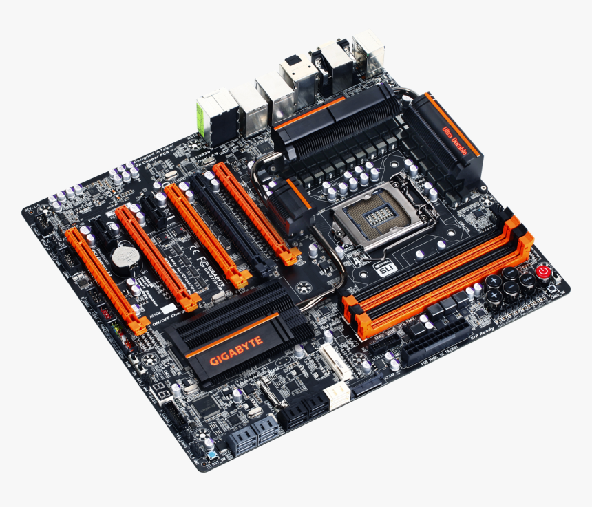 Download Motherboard Png Pic - Ga Z77x Up7, Transparent Png, Free Download