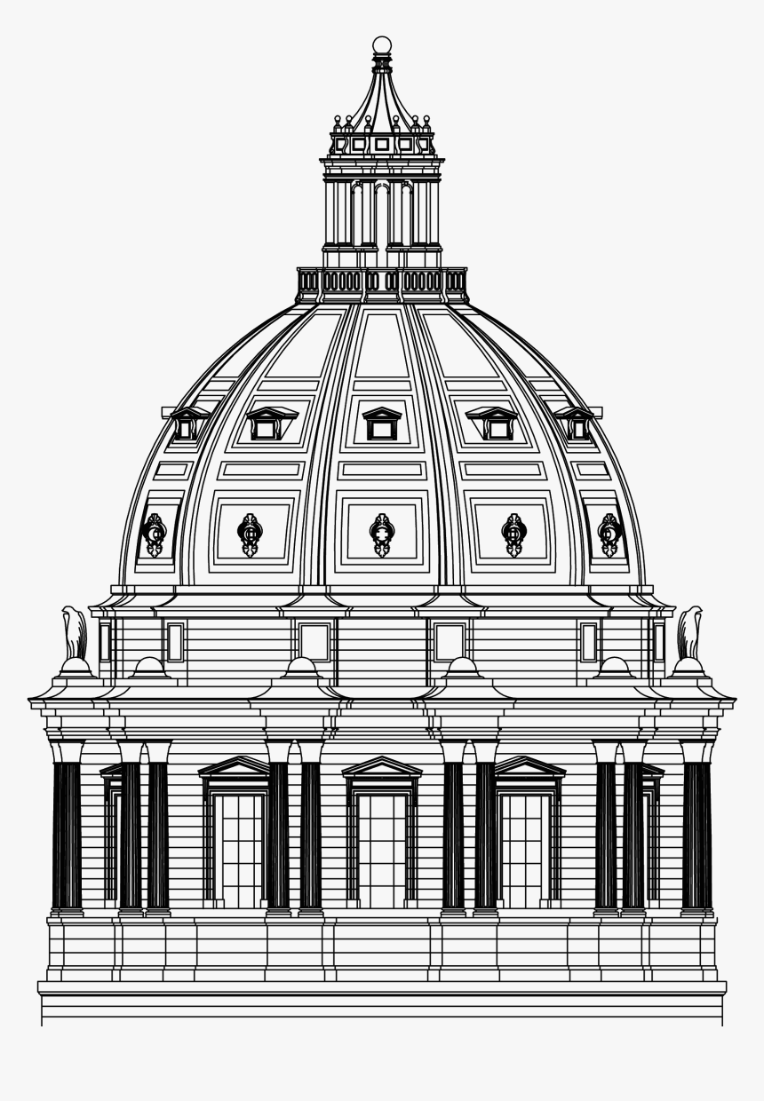 Minnesota State Capitol Drawing, HD Png Download, Free Download