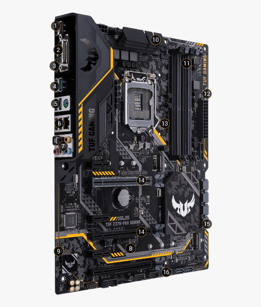 Asus Tuf Z370 Plus Gaming, HD Png Download, Free Download