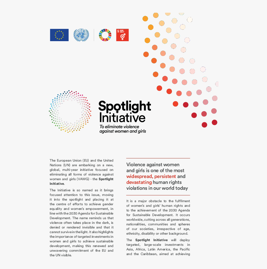 Spotlight Initiative To Eliminate Violence Against, HD Png Download, Free Download