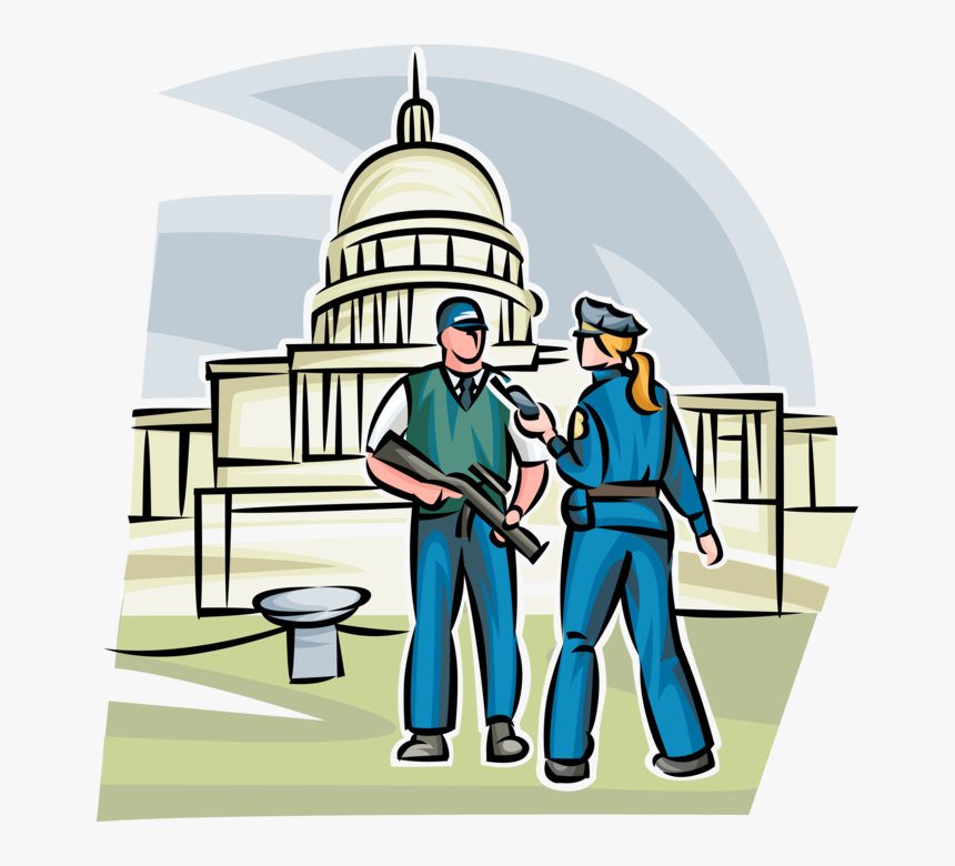 Vector Illustration Of Heavily Armed Homeland Security - Illustration, HD Png Download, Free Download