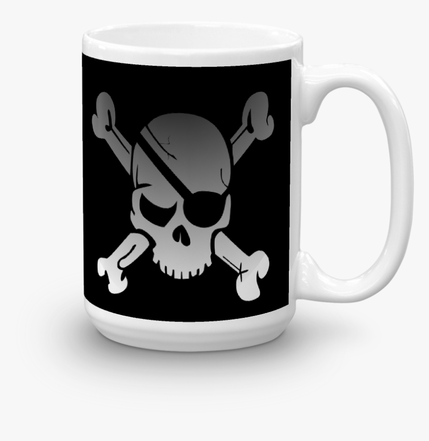 Transparent Pirate Flag Png - Bones And Skull Pirate Flag, Png Download, Free Download