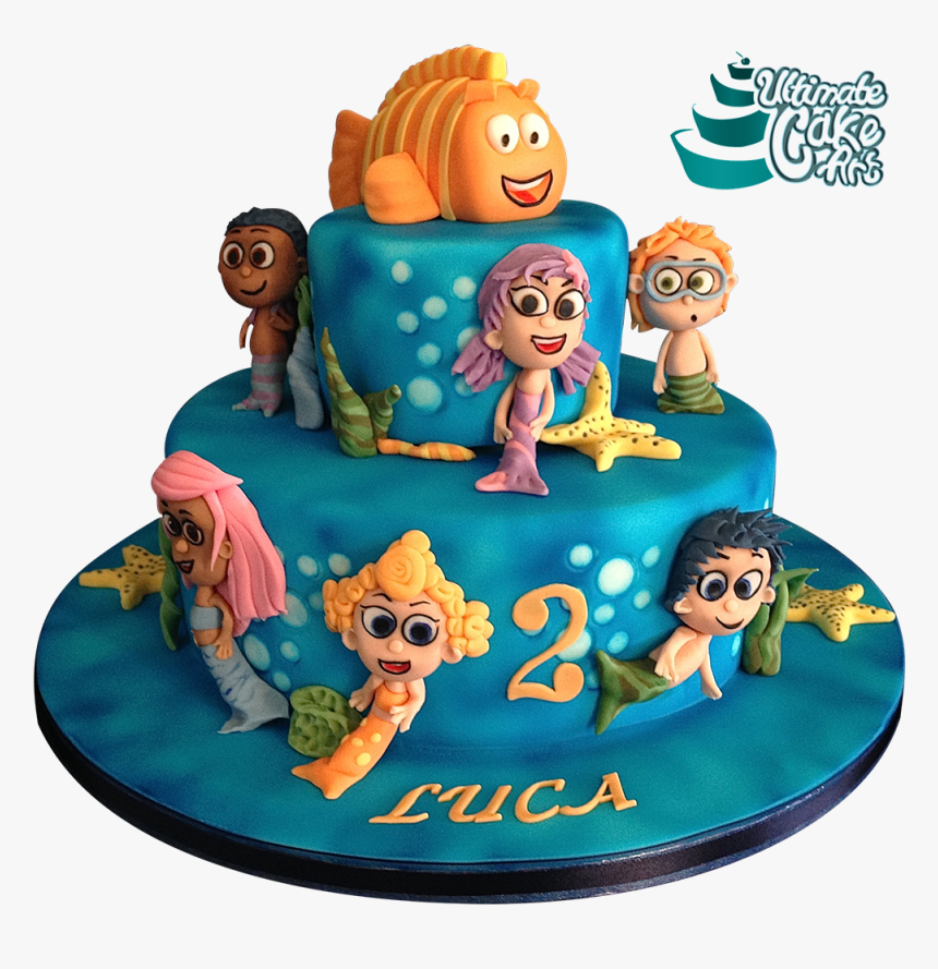 Bubble Guppies Cake, HD Png Download, Free Download