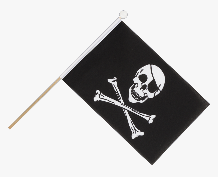 Pirate Skull And Bones - Pirate Flag, HD Png Download, Free Download