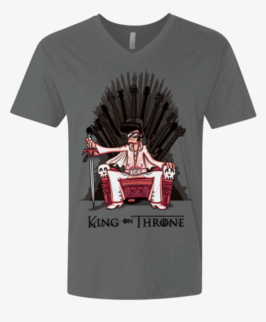 King On Throne Men"s Premium V-neck - T-shirt, HD Png Download, Free Download