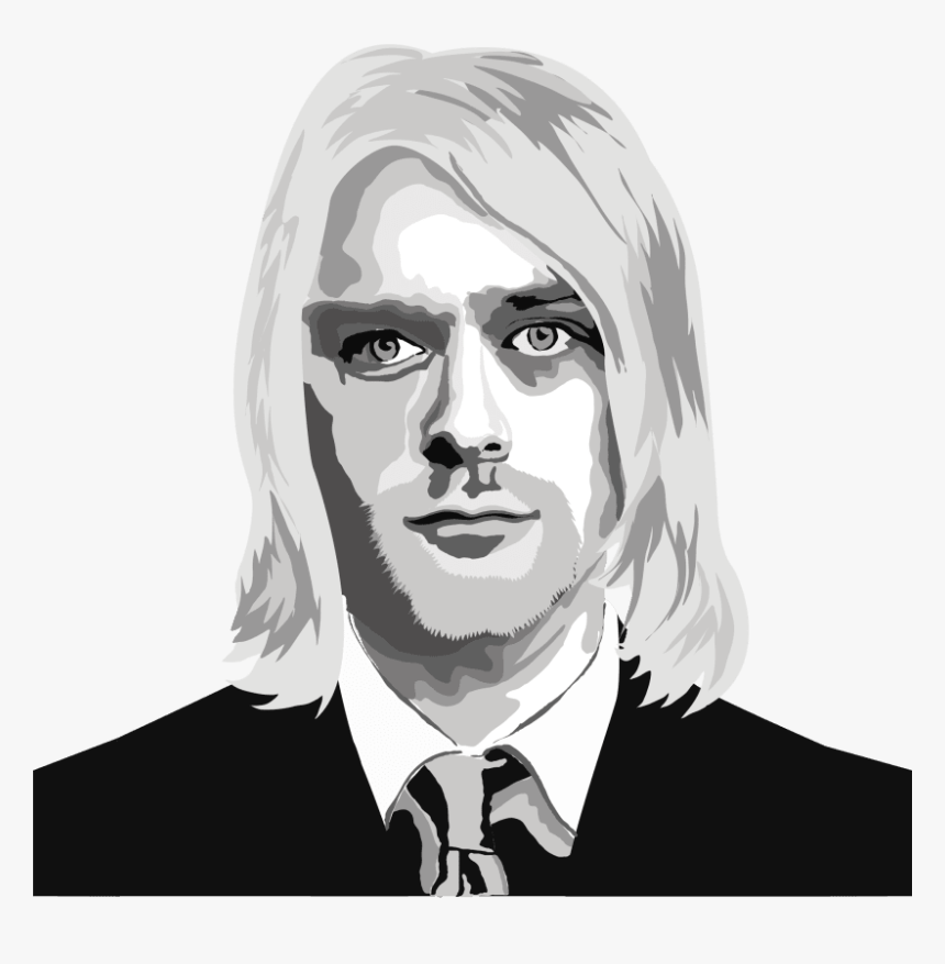 Kurt Cobain - Illustration, HD Png Download, Free Download