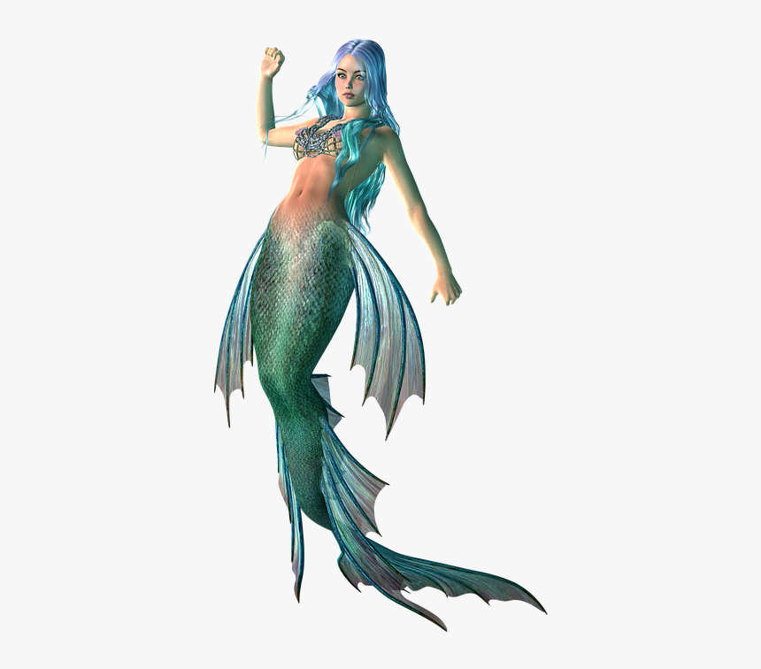 Mermaid, Myth, Girl, Sea, Fairy, Tale, Underwater - Myths Mermaid Png, Transparent Png, Free Download