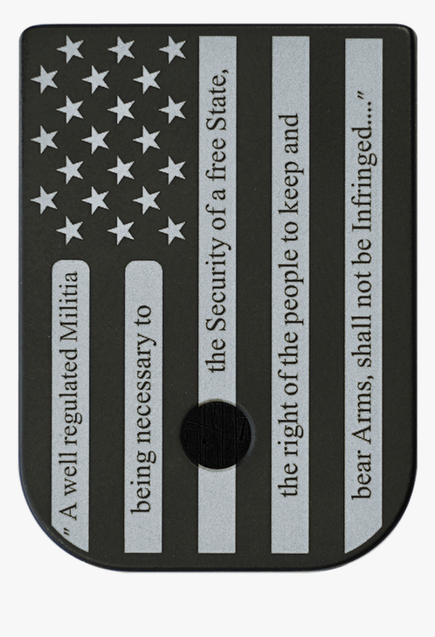 American Flag 2a Titanium Black Traditional Finish - Label, HD Png Download, Free Download