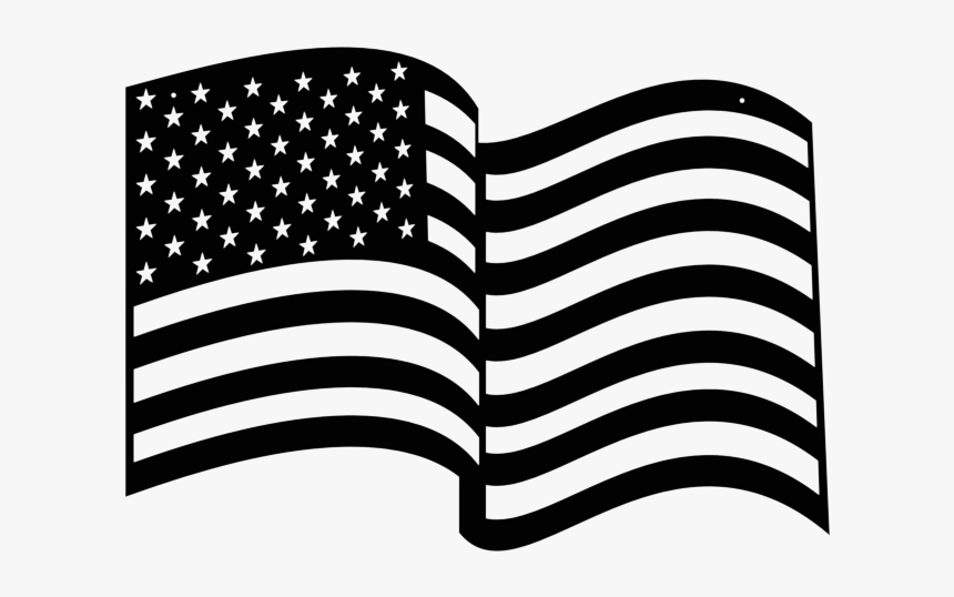 Black American Flag Clipart, HD Png Download, Free Download