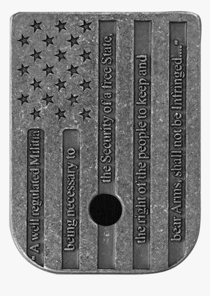 American Flag 2a Stainless Steel Rugged Finish Mag - Wood, HD Png Download, Free Download