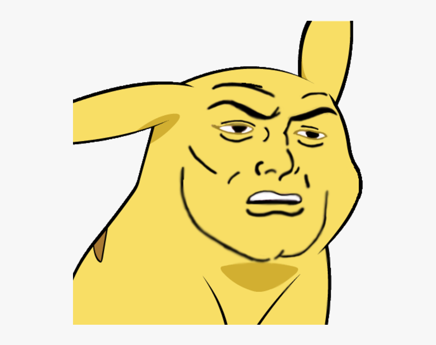 Give Pikachu A Face - Pikachu Transparent Meme, HD Png Download, Free Download