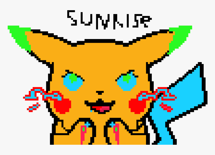 Pikachu Pixel Art, HD Png Download, Free Download
