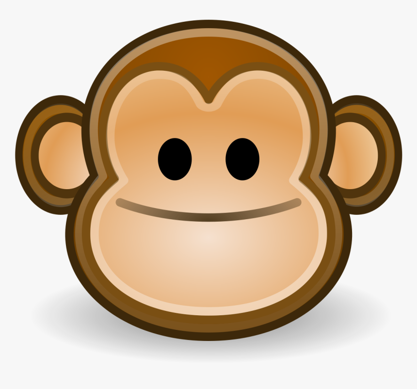 Monkey, Smile, Happy, Face, Icon, Ape, Gorilla - Monkey .ico, HD Png Download, Free Download