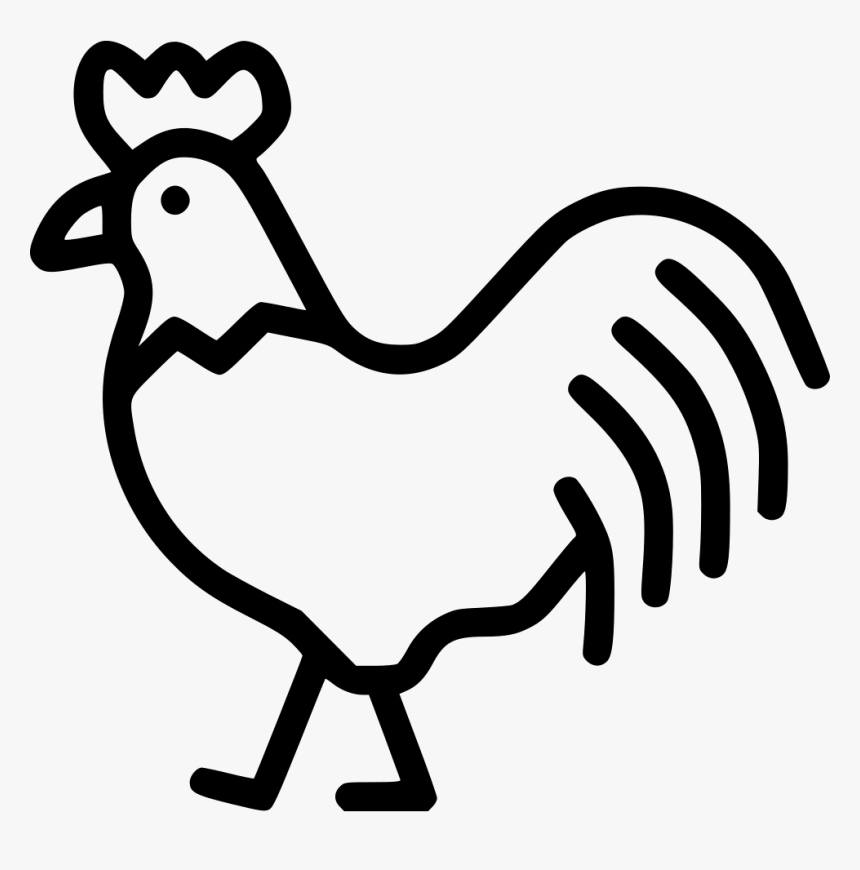 Rooster Chicken Hen Bird Livestock Farm - Livestock Icon Png, Transparent Png, Free Download