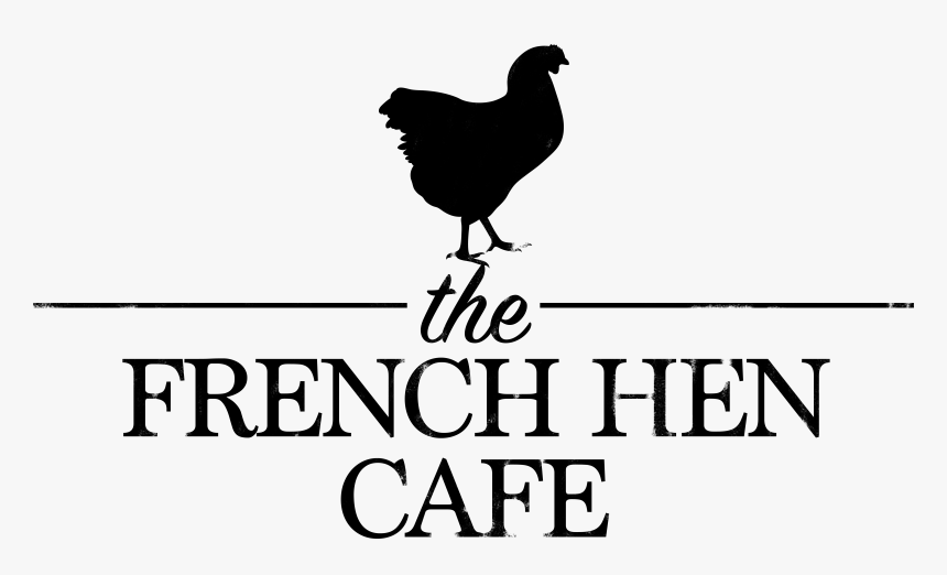 French Hen Cafe Logo Distressed - Chicken, HD Png Download, Free Download