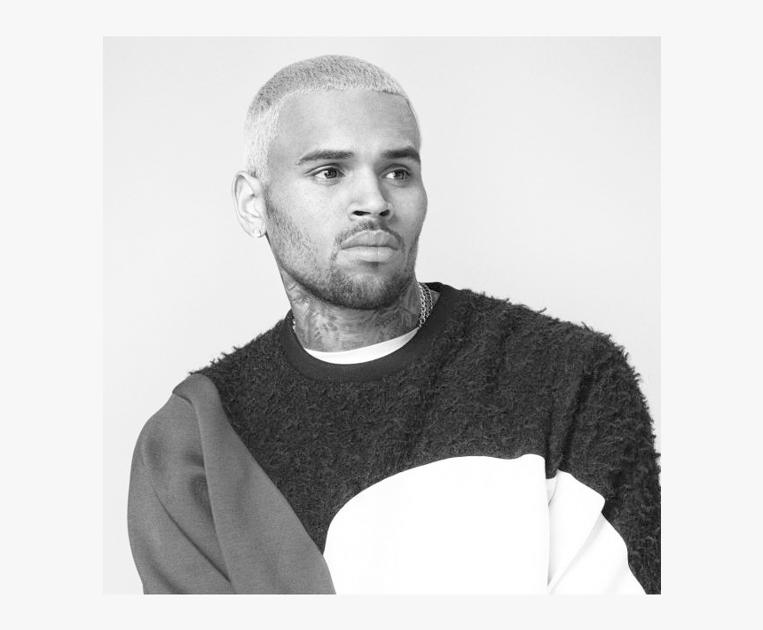 Chris Brown X Royalty - Chris Brown Photoshoot Black And White, HD Png Download, Free Download