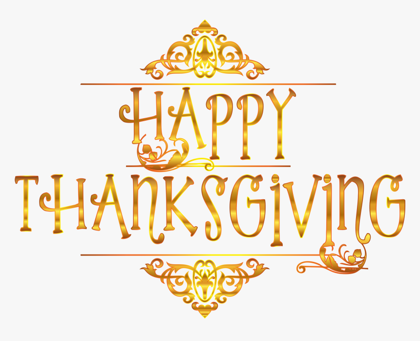 Thanksgiving Holiday Presidents - Transparent Background Happy Thanksgiving Clip Art, HD Png Download, Free Download