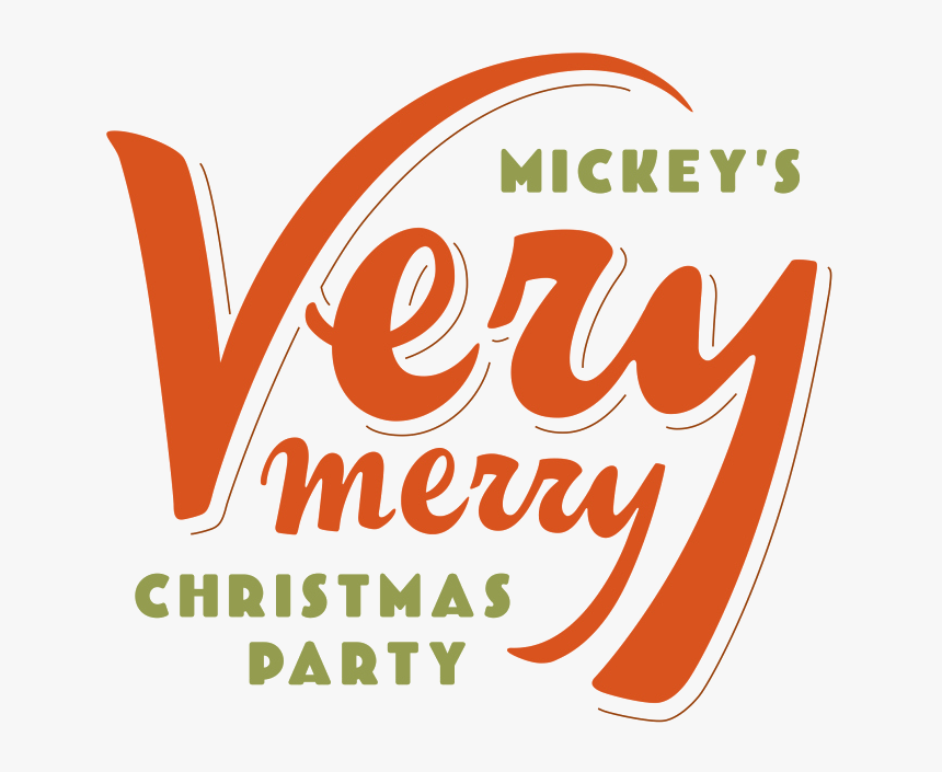 Mickey"s Very Merry Christmas Party Mobile App - Mickey's Very Merry Christmas Logo, HD Png Download, Free Download