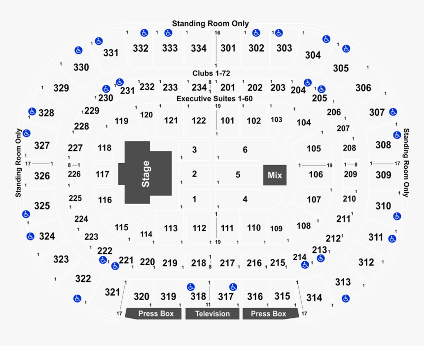 Chicago Blackhawks Tickets Map, HD Png Download, Free Download