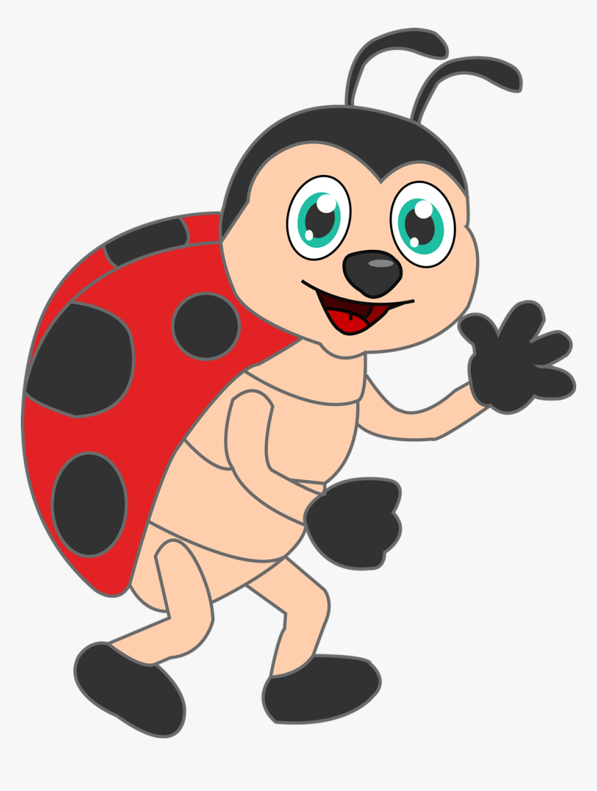 Cartoon Ladybug Clipart - Cartoon Ladybug, HD Png Download, Free Download