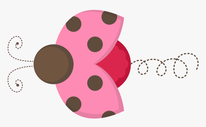 Pink And Brown Ladybug Clipart - Lady Bug Pink Png, Transparent Png, Free Download