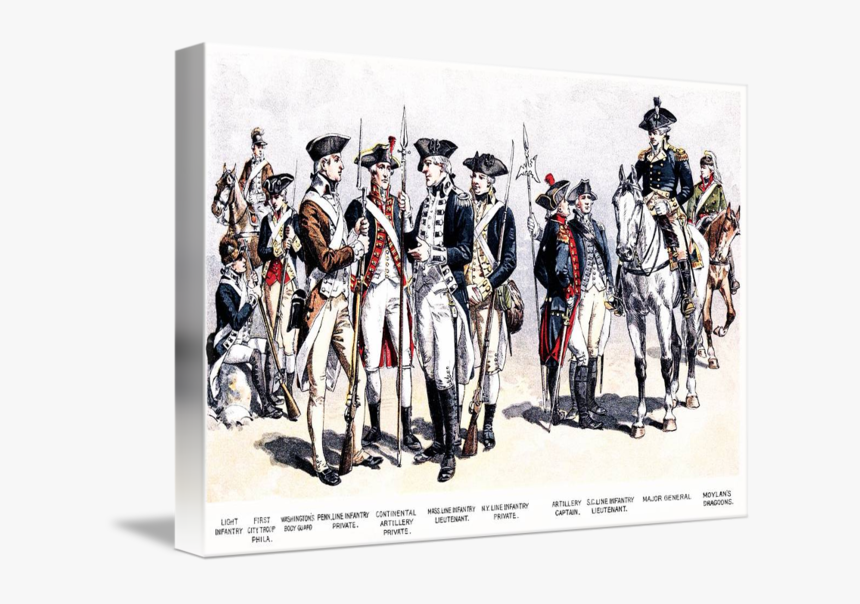 American Revolutionary Pictures - Us Revolutionary War Uniform, HD Png Download, Free Download