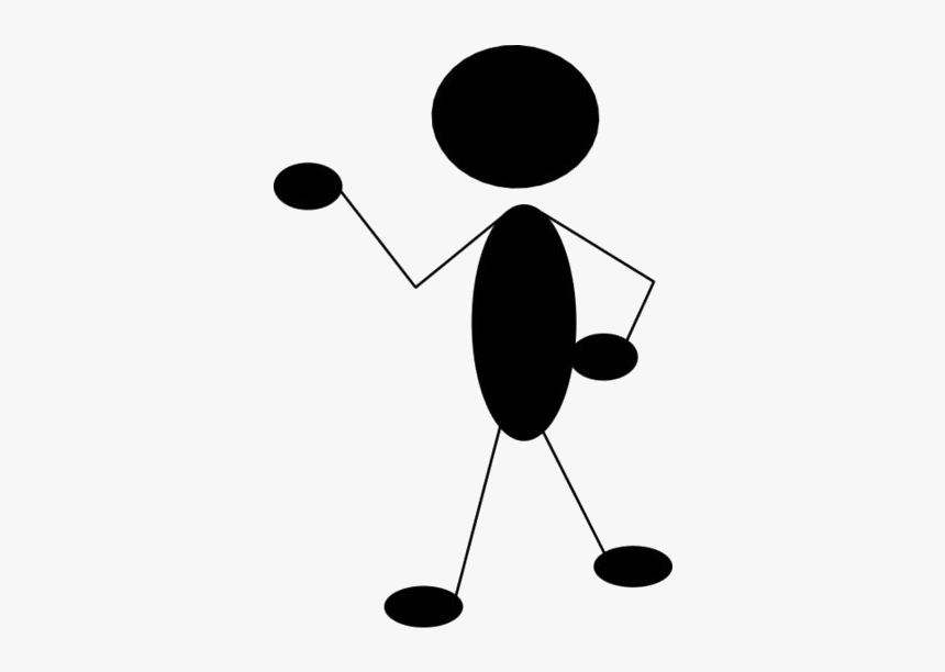 Pointing Stick Man Png Background - Pointing, Transparent Png, Free Download