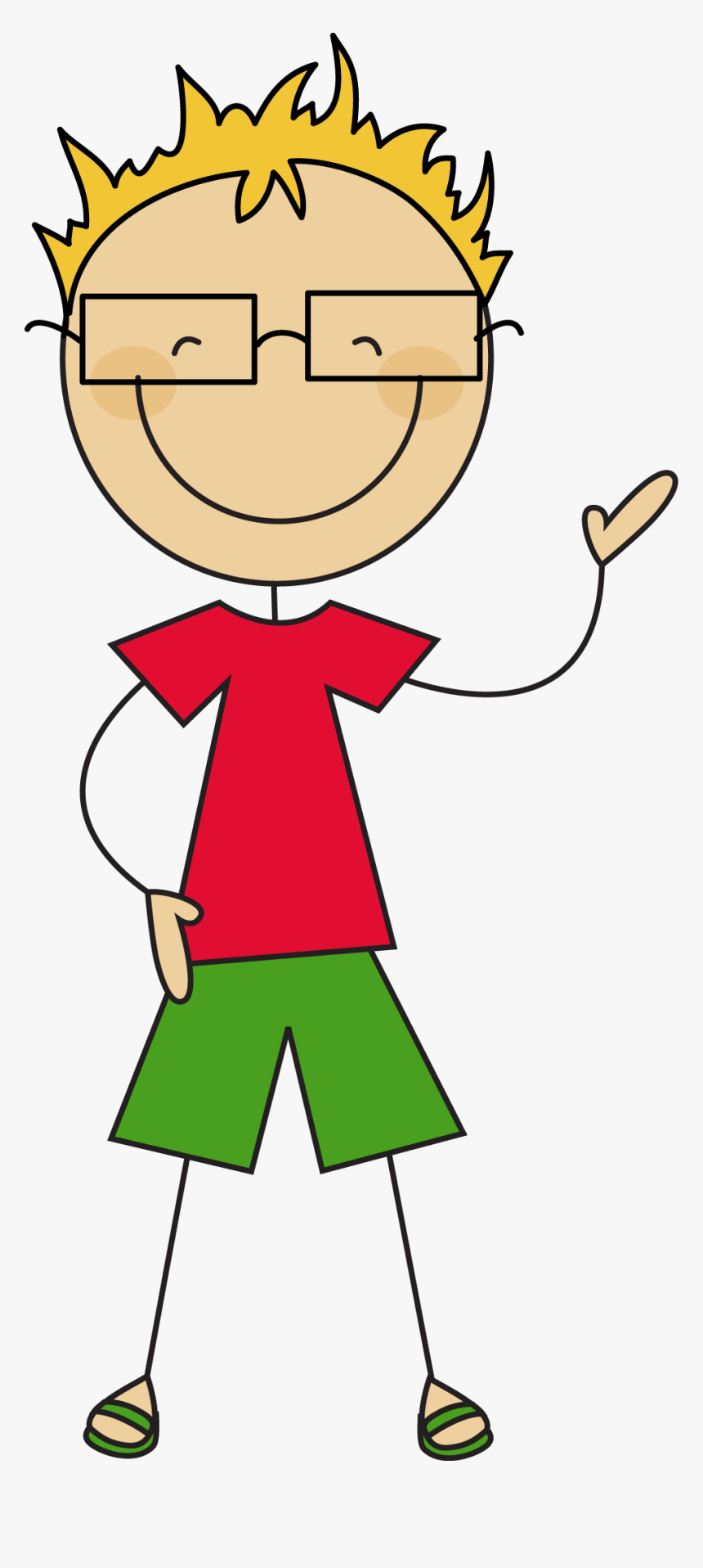 Clip Art Boy Stick Figure Clip Art - Boy Clipart Stick Figure, HD Png Download, Free Download