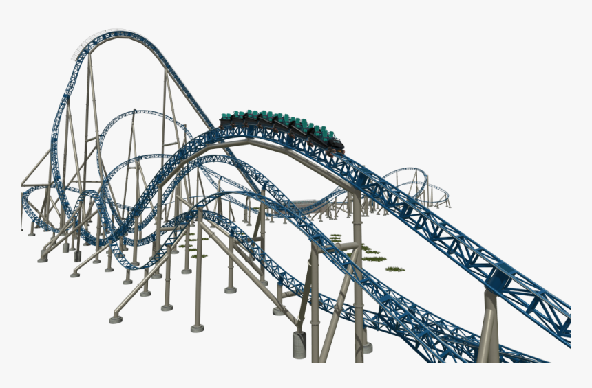 Roller Coaster Vector Png, Transparent Png, Free Download