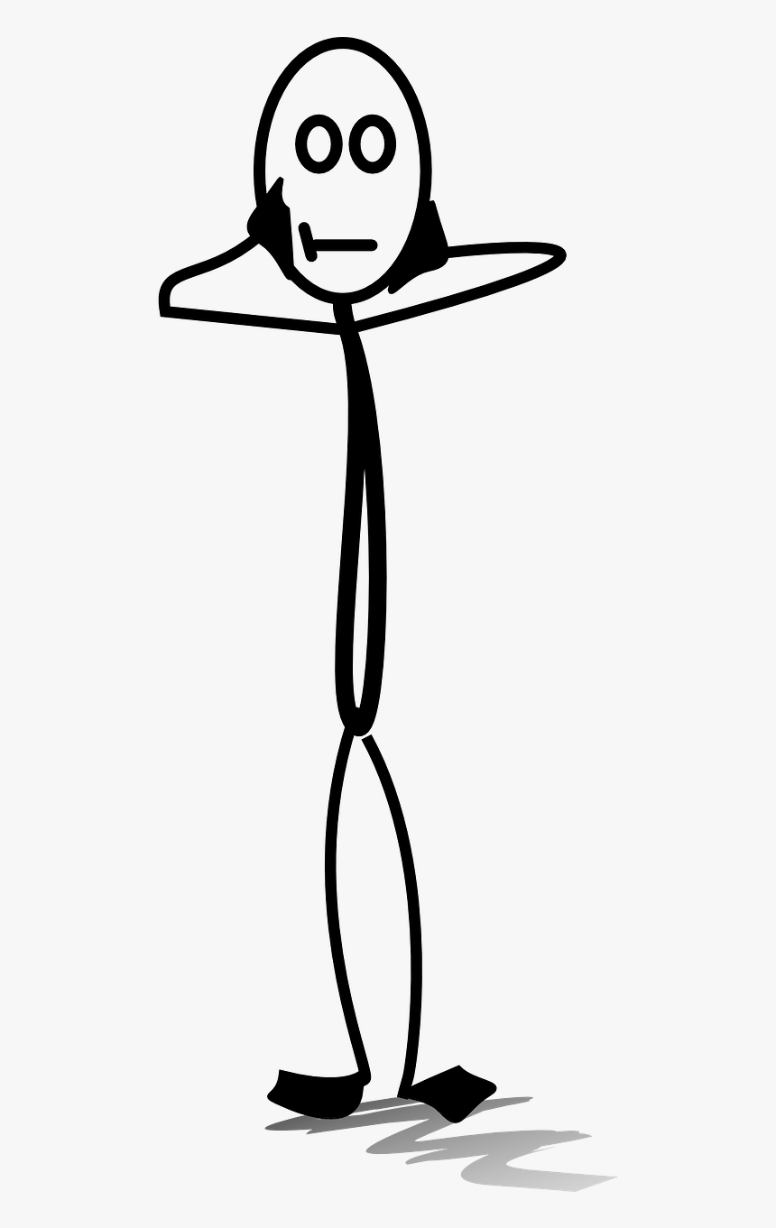 Worried Stickman Png Clipart , Png Download - Some People Always Late, Transparent Png, Free Download