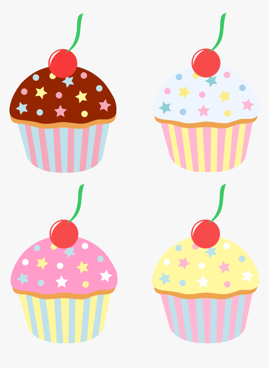 Transparent Cupcake Clipart Png - Cupcakes Cartoon Png, Png Download, Free Download