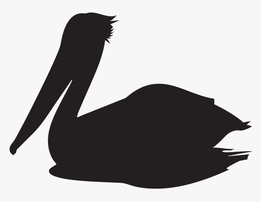 Pelican Silhouette Clipart , Png Download - Brown Pelican Silhouette, Transparent Png, Free Download