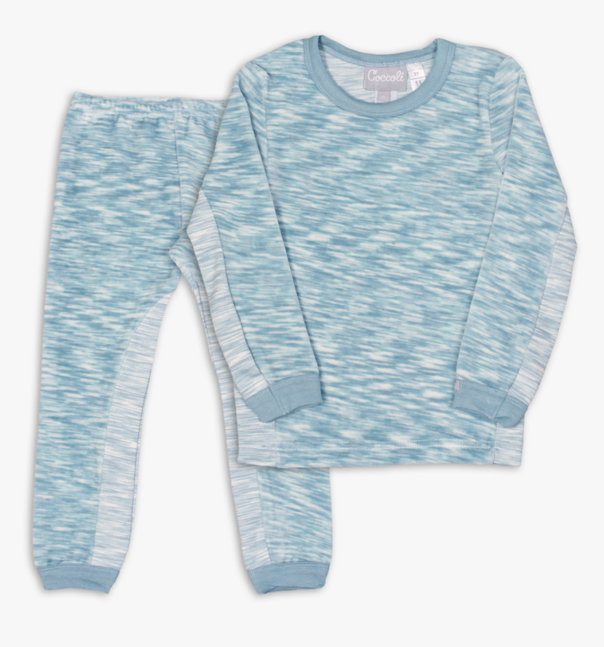 Blue Space Dye Little Boy Pajamas By Coccoli"
 Class= - Cardigan, HD Png Download, Free Download