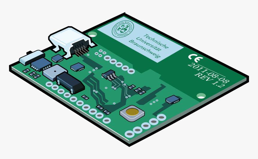 Free Circuit Board Clip Art - Circuit Board Clipart, HD Png Download, Free Download