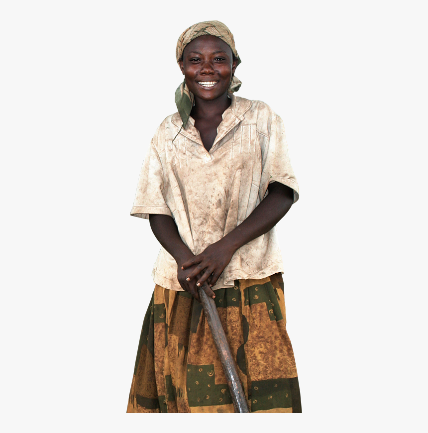 Woman Farmer - African Farmer Transparent Background, HD Png Download, Free Download