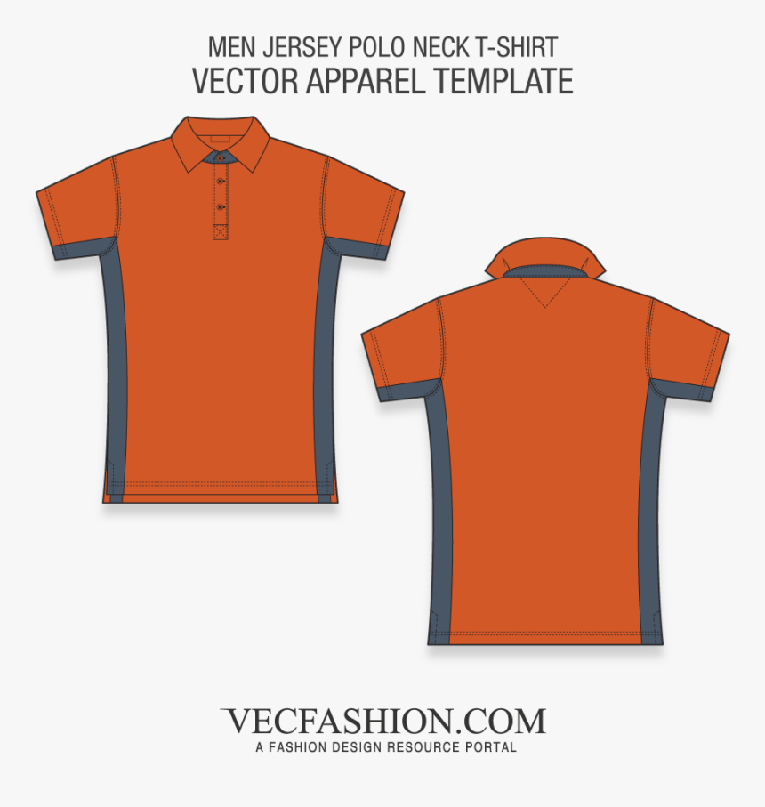 Men Jersey Polo Neck Shirt"
 Class="lazyload Lazyload - Template Polo Shirt Vector, HD Png Download, Free Download