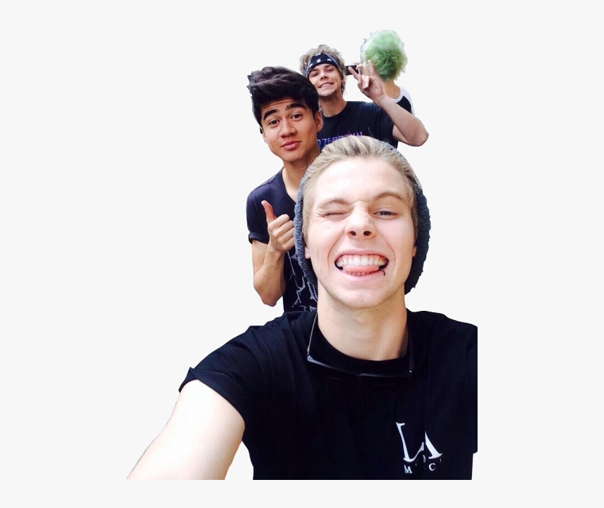 Luke Hemmings Family - Calum And Luke 5sos, HD Png Download, Free Download